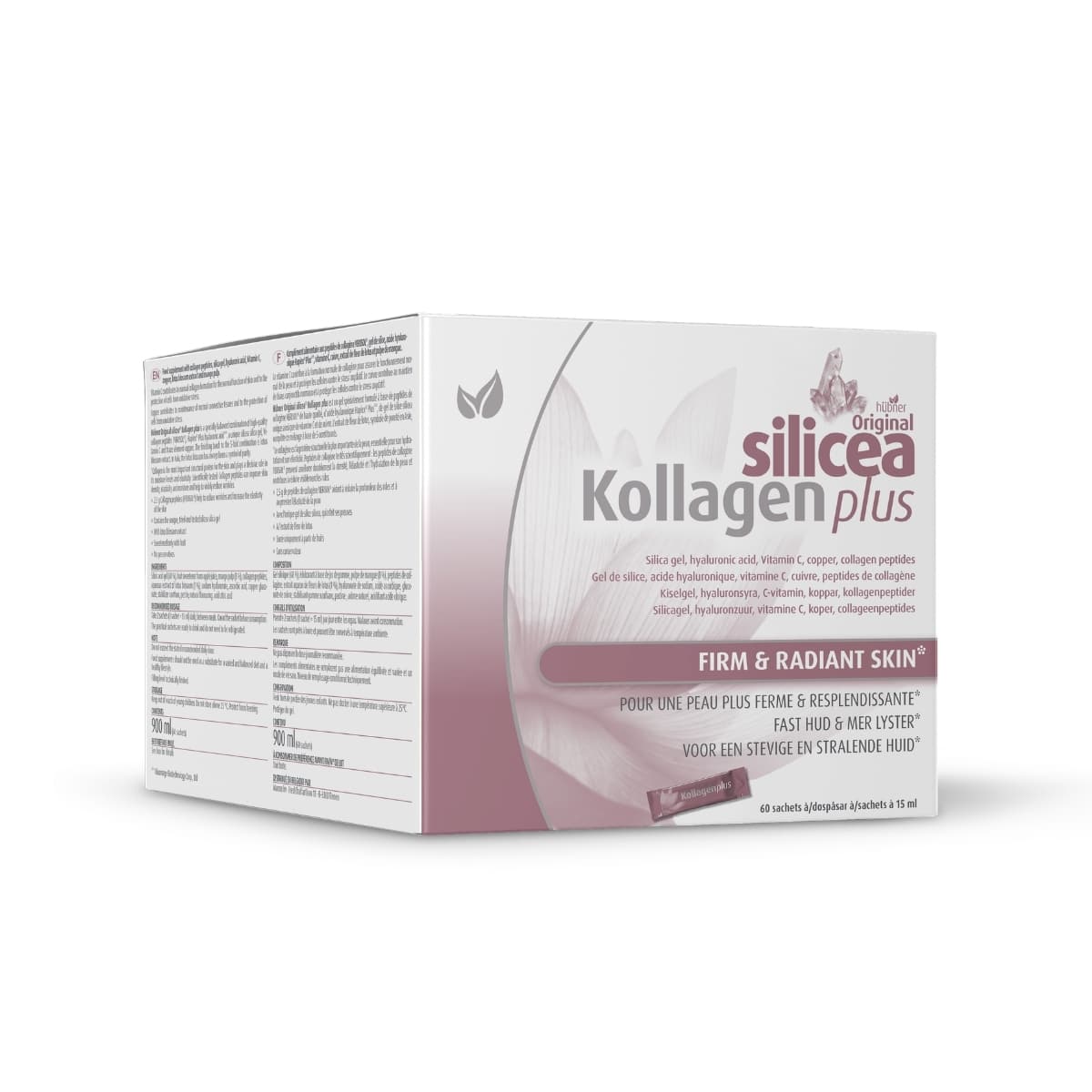 Förpackning med Original Silicea Kollagen Plus från sidan