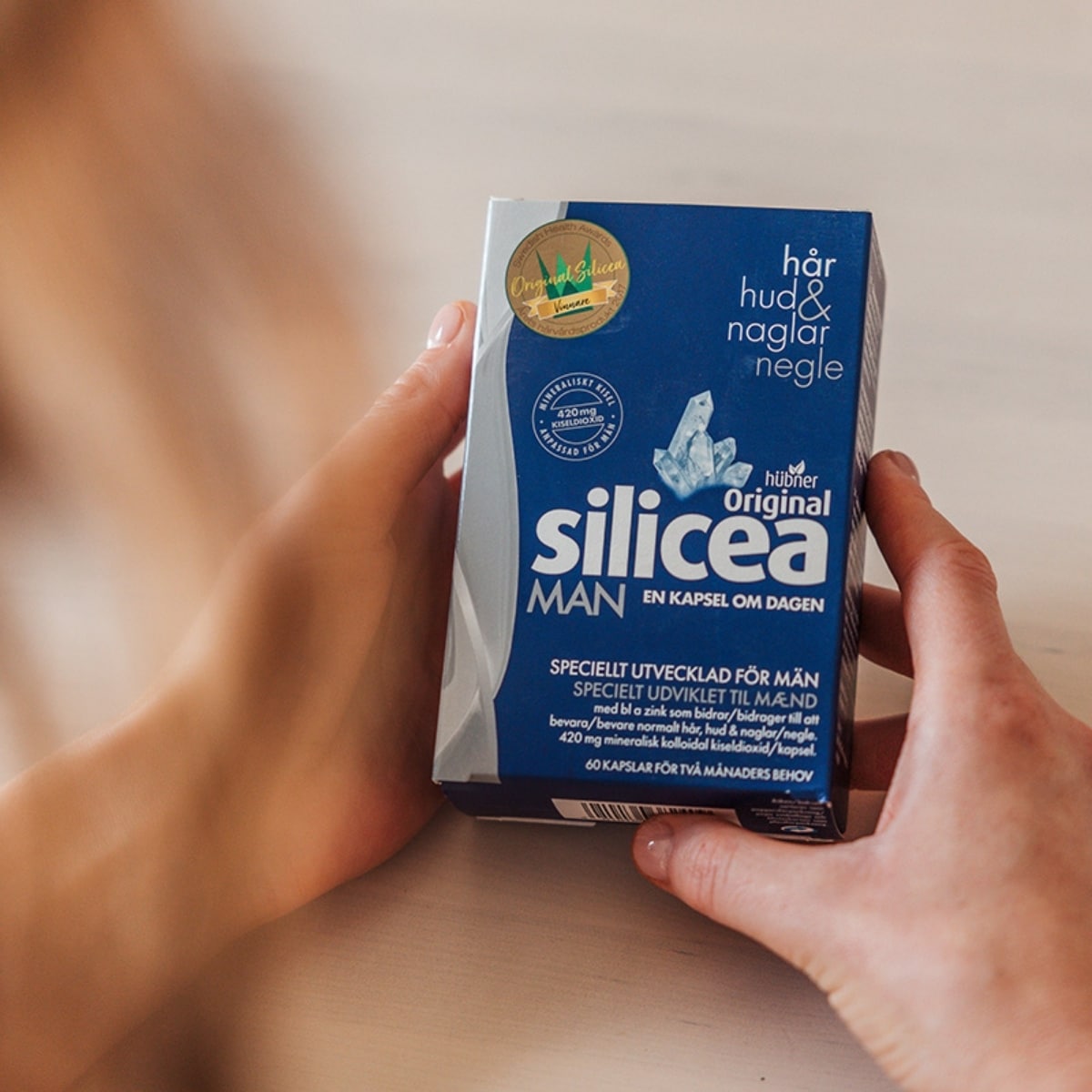 Original Silicea MAN med 420 mg kisel per kapsel