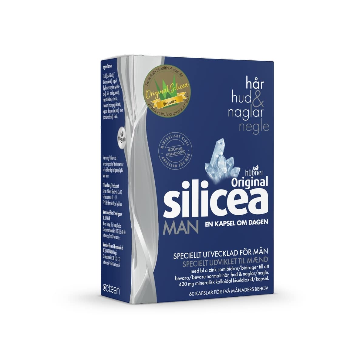 Original Silicea MAN kapslar 60 stycken – kosttillskott för män från sidan