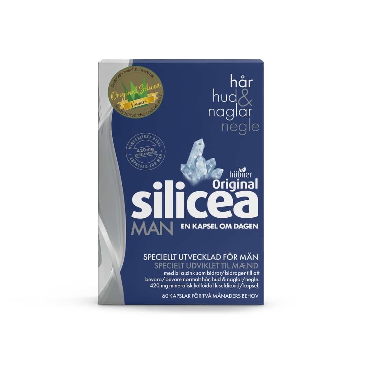 Original Silicea MAN kapslar 60 stycken – kosttillskott för män